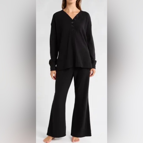 NORDSTROM Thermal Top & Pants Lounge Set NWOT